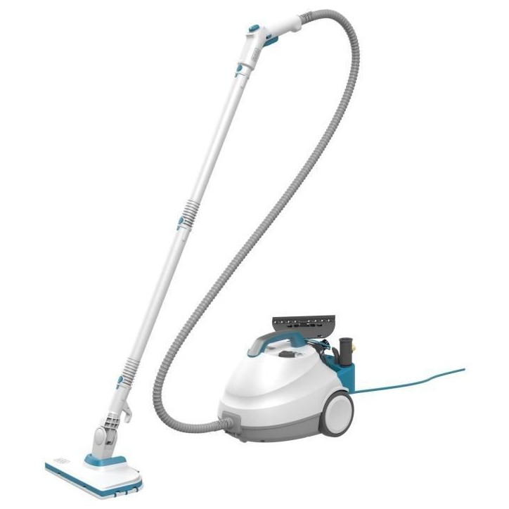 BLACK+DECKER - BHSMP2314-QS - Nettoyeur Vapeur traineau multifonction 2300W - Réservoir : 1,2L - Câble : 8m - 14 accessoires BLACK+DECKER - BHSMP2314-QS - Nettoyeur Vapeur traineau multifonction 2300W - Réservoir : 1,2L - Câble : 8m - 14 accessoires