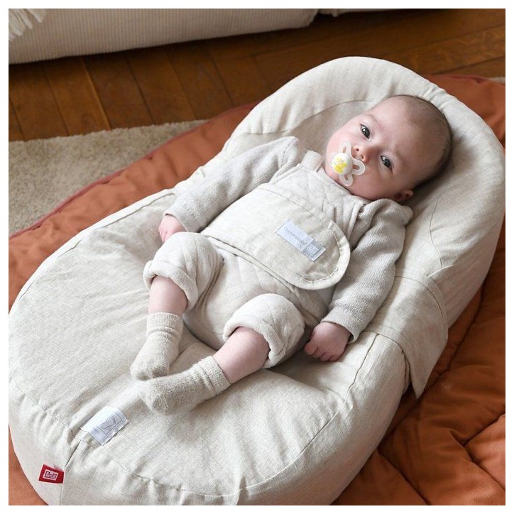 Cocoonababy - BEABA - Lin naturel avec drap Cocoonababy - BEABA - Lin naturel avec drap