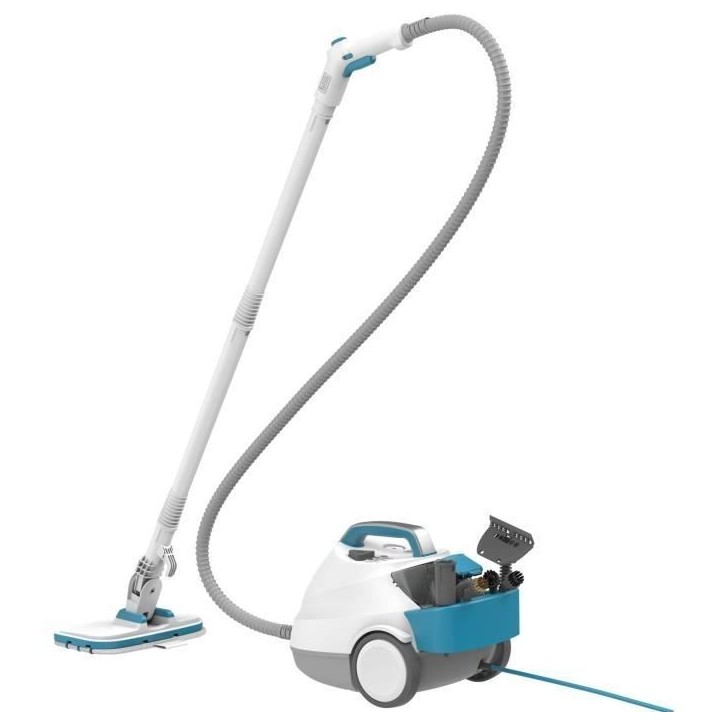 BLACK+DECKER - BHSMP2314-QS - Nettoyeur Vapeur traineau multifonction 2300W - Réservoir : 1,2L - Câble : 8m - 14 accessoires BLACK+DECKER - BHSMP2314-QS - Nettoyeur Vapeur traineau multifonction 2300W - Réservoir : 1,2L - Câble : 8m - 14 accessoires