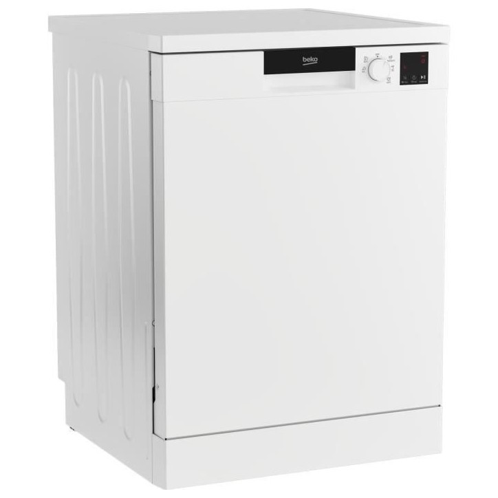 Lave-vaisselle pose libre BEKO LVV1347W bPRO 500 - 13 couverts - L60 cm - 47 dB(A) - Classe D - Blanc Lave-vaisselle pose libre BEKO LVV1347W bPRO 500 - 13 couverts - L60 cm - 47 dB(A) - Classe D - Blanc