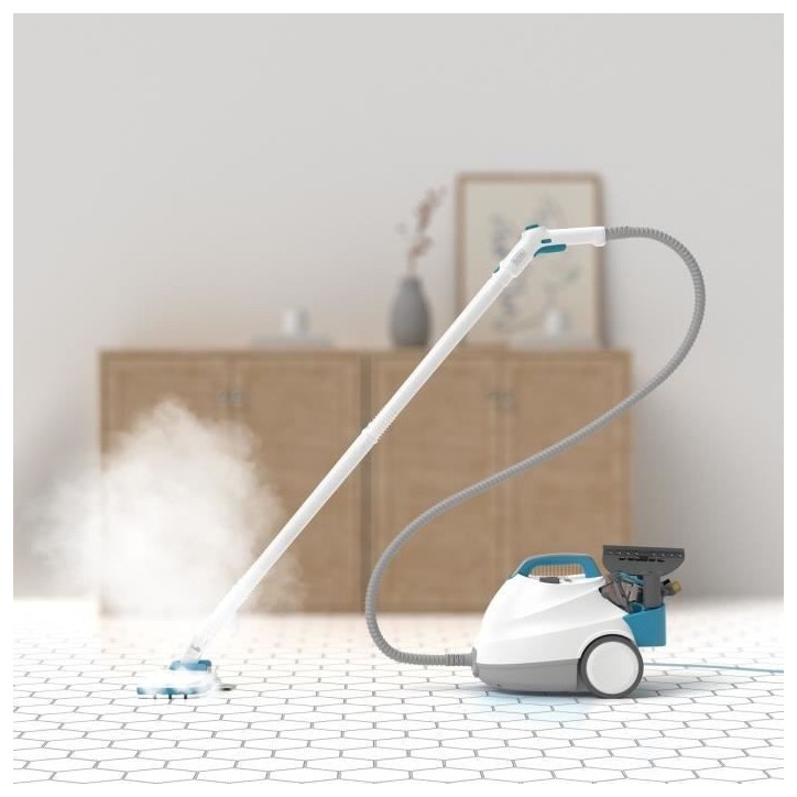 BLACK+DECKER - BHSMP2314-QS - Nettoyeur Vapeur traineau multifonction 2300W - Réservoir : 1,2L - Câble : 8m - 14 accessoires BLACK+DECKER - BHSMP2314-QS - Nettoyeur Vapeur traineau multifonction 2300W - Réservoir : 1,2L - Câble : 8m - 14 accessoires