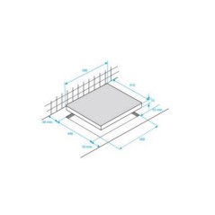 Table de cuisson a gaz - BEKO - 2 foyers - 30 cm - Inox - HDCG32220FX
