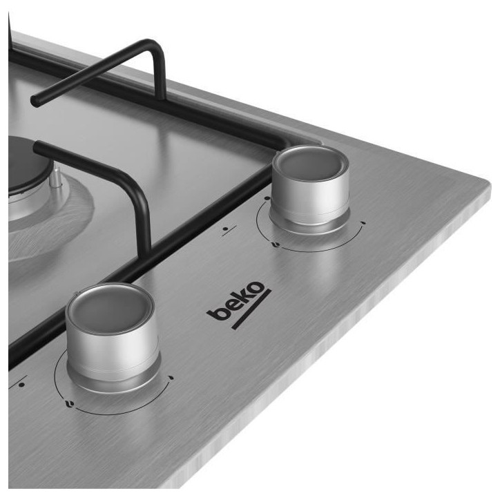 Table de cuisson a gaz - BEKO - 2 foyers - 30 cm - Inox - HDCG32220FX Table de cuisson a gaz - BEKO - 2 foyers - 30 cm - Inox - HDCG32220FX