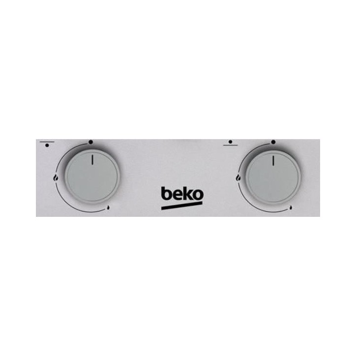 Table de cuisson a gaz - BEKO - 2 foyers - 30 cm - Inox - HDCG32220FX Table de cuisson a gaz - BEKO - 2 foyers - 30 cm - Inox - HDCG32220FX