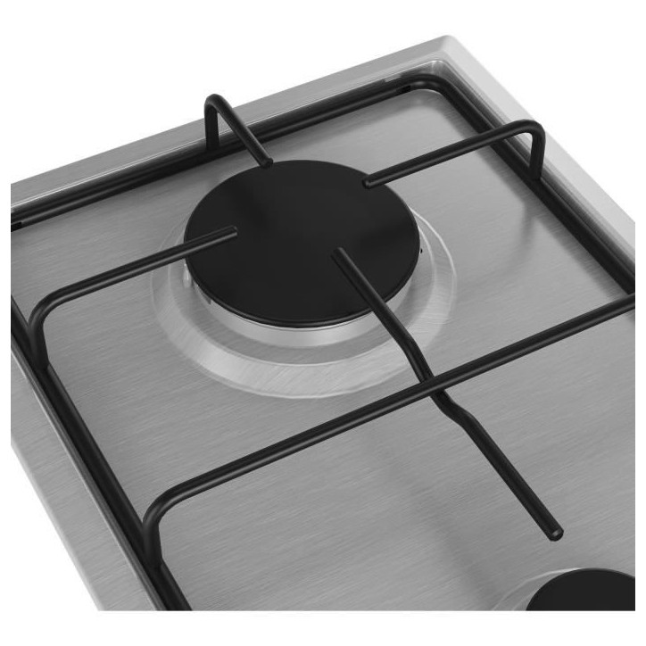 Table de cuisson a gaz - BEKO - 2 foyers - 30 cm - Inox - HDCG32220FX Table de cuisson a gaz - BEKO - 2 foyers - 30 cm - Inox - HDCG32220FX