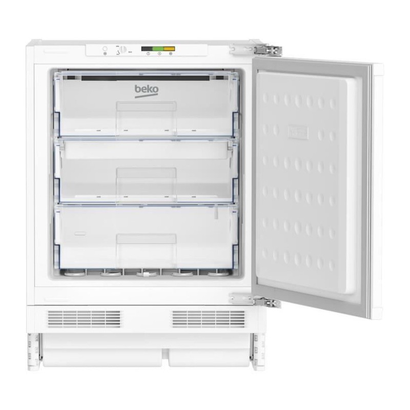 Congélateur armoire - BEKO - BU1204N - Intégrable - 3 tiroirs - 4,9