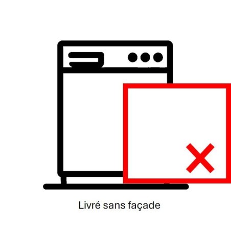 Lave-vaisselle semi-encastrable BEKO BDSN28530X - 15 couverts - L60cm - 45 db - tiroir a couverts