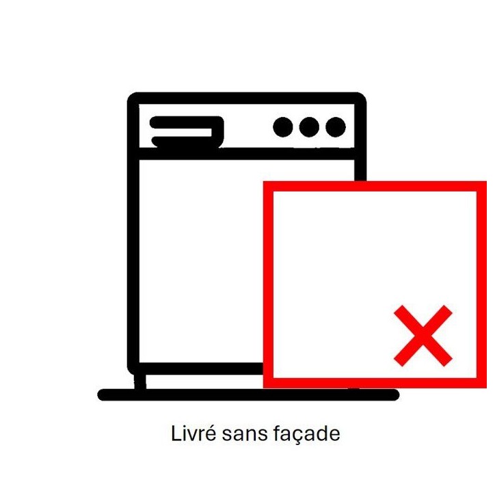Lave-vaisselle semi-encastrable BEKO BDSN28530X - 15 couverts - L60cm - 45 db - tiroir a couverts Lave-vaisselle semi-encastrable BEKO BDSN28530X - 15 couverts - L60cm - 45 db - tiroir a couverts