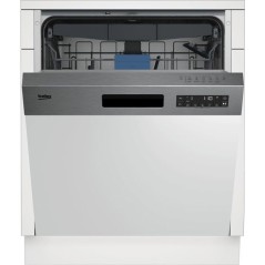 Lave-vaisselle semi-encastrable BEKO BDSN28530X - 15 couverts - L60cm
