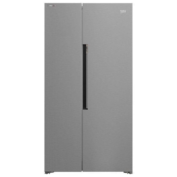 Réfrigérateur américain - BEKO - GN163141XBN - 2 portes - pose libre - classe E - 179 cm - inox