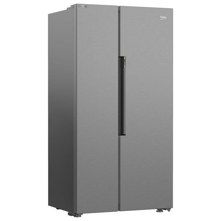 Réfrigérateur américain - BEKO - GN163141XBN - 2 portes - pose libre - classe E - 179 cm - inox