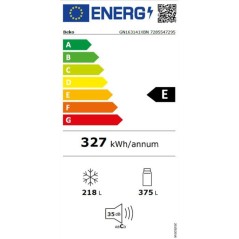 Réfrigérateur américain - BEKO - GN163141XBN - 2 portes - pose libr