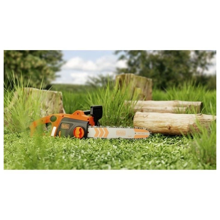 Tronçonneuse électrique filaire - BLACK&DECKER - BECS1835-QS - 1800W - 35cm Tronçonneuse électrique filaire - BLACK&DECKER - BECS1835-QS - 1800W - 35cm