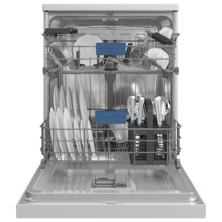 Lave-vaisselle pose libre BEKO BDFN26446WA - 14 couverts - Induction - L60 cm - Autodose - 46 dBA - Blanc