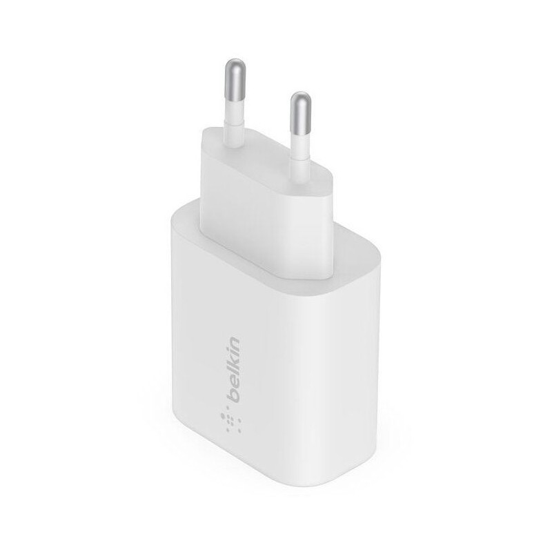 Chargeur secteur - BELKIN - USB-C - 25 W - PD PPS - Blanc