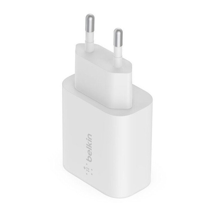 Chargeur secteur - BELKIN - USB-C - 25 W - PD PPS - Blanc Chargeur secteur - BELKIN - USB-C - 25 W - PD PPS - Blanc