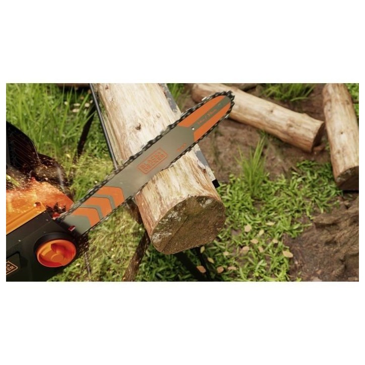 Tronçonneuse électrique filaire - BLACK&DECKER - BECS1835-QS - 1800W - 35cm Tronçonneuse électrique filaire - BLACK&DECKER - BECS1835-QS - 1800W - 35cm