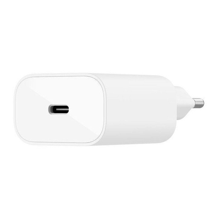 Chargeur secteur - BELKIN - USB-C - 25 W - PD PPS - Blanc Chargeur secteur - BELKIN - USB-C - 25 W - PD PPS - Blanc
