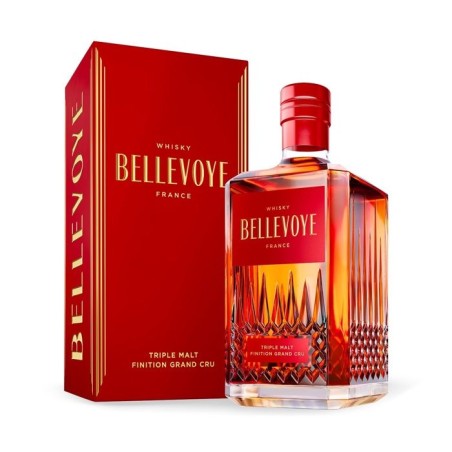 BELLEVOYE - ROUGE - Whisky - Triple Malt - Origine : France - 43 % alc