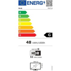 Ecran LCD - BenQ - EX271U - 27 - 4K - 165Hz - FreeSync Premium - P3 Wi