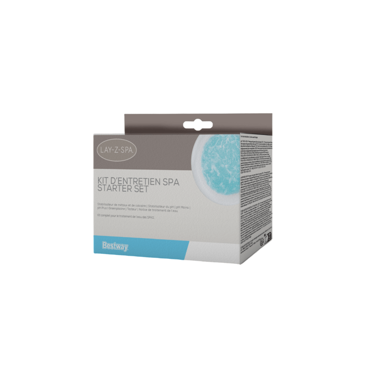 Kit traitement eau BESTWAY - 59052 - 50ml stabilisateur, 40gr stabilisateur pH, 30gr pH-, 20gr pH+ ,3x25gr green piscine, testeu Kit traitement eau BESTWAY - 59052 - 50ml stabilisateur, 40gr stabilisateur pH, 30gr pH-, 20gr pH+ ,3x25gr green piscine, testeu