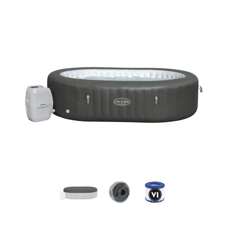 Spa gonflable BESTWAY - Lay-Z-Spa Mauritius - Avec Wifi - Airjet 180 A