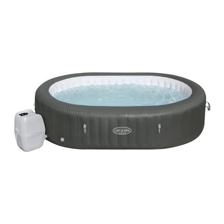 Spa gonflable BESTWAY - Lay-Z-Spa Mauritius - Avec Wifi - Airjet 180 Airjets - 270 x 180 x 71 cm - 5 a 7 places - Rectangulaire Spa gonflable BESTWAY - Lay-Z-Spa Mauritius - Avec Wifi - Airjet 180 Airjets - 270 x 180 x 71 cm - 5 a 7 places - Rectangulaire