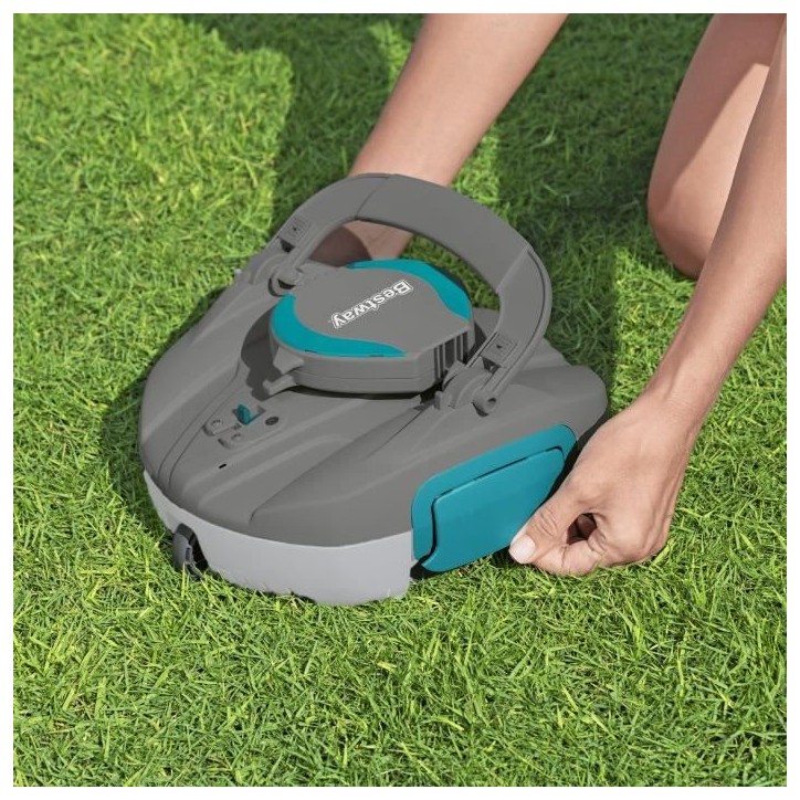 Robot aspirateur - Bestway - Agathe - Rechargeable et autonome - nettoyage fond plat - 15 m² max Robot aspirateur - Bestway - Agathe - Rechargeable et autonome - nettoyage fond plat - 15 m² max