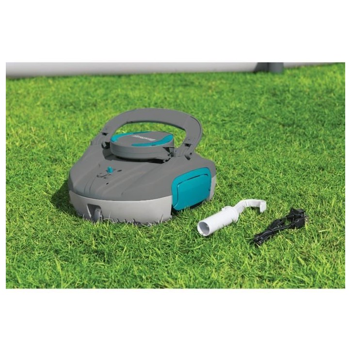 Robot aspirateur - Bestway - Agathe - Rechargeable et autonome - nettoyage fond plat - 15 m² max Robot aspirateur - Bestway - Agathe - Rechargeable et autonome - nettoyage fond plat - 15 m² max