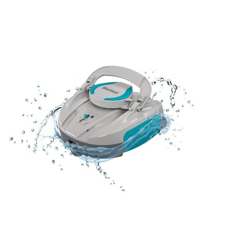 Robot aspirateur - Bestway - Jade - Rechargeable et autonome - nettoyage fond plat - 15 m² max Robot aspirateur - Bestway - Jade - Rechargeable et autonome - nettoyage fond plat - 15 m² max