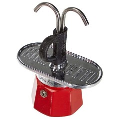 Set cafetiere italienne + 2 tasses - BIALETTI - Mini-express - Inox /