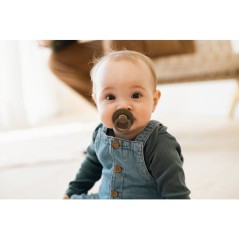 Sucette bébé - BIBS - Colour - Embout rond - Pack de 2 - Caoutchouc