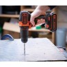 Perceuse a percussion sans fil - 18V - BLACK+DECKER - BDCHD18C2TA-QW
