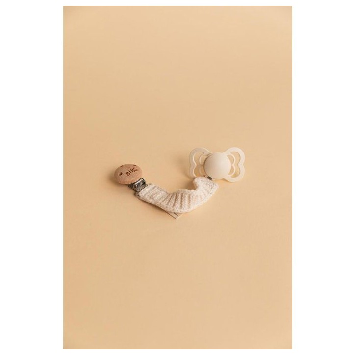 Sucette bébé - BIBS Supreme - Symétrique - T2 - Silicone - Blush Vanilla - Pack de 2