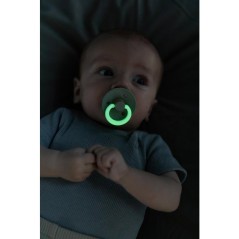 Sucette bébé - BIBS Colour - Symétrique - T2 - Silicone - Phosphore