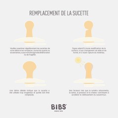 Sucette bébé - BIBS Colour - Symétrique - T2 - Silicone - Phosphore
