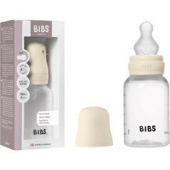 Biberon bébé - BIBS - Embout rond - Silicone - 150 ml - Débit moyen
