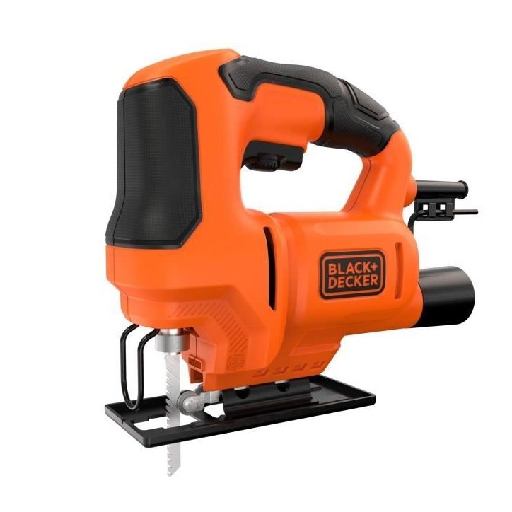 Scie sauteuse filaire - BLACK+DECKER - BES603-QS - 400W - course de 18mm - avec lame Scie sauteuse filaire - BLACK+DECKER - BES603-QS - 400W - course de 18mm - avec lame