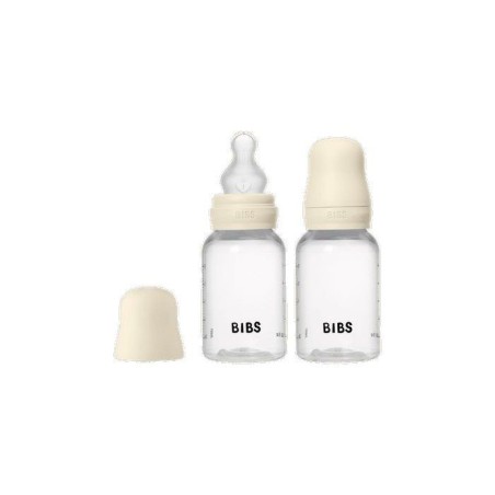 Biberon bébé - BIBS - Embout rond - Silicone - 150 ml - Débit lent