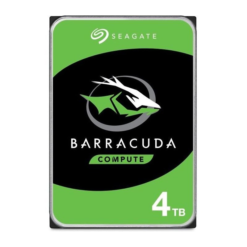SEAGATE - Disque dur Interne HDD - BarraCuda - 4To - 5 400 tr/min - 3. SEAGATE - Disque dur Interne HDD - BarraCuda - 4To - 5 400 tr/min - 3.