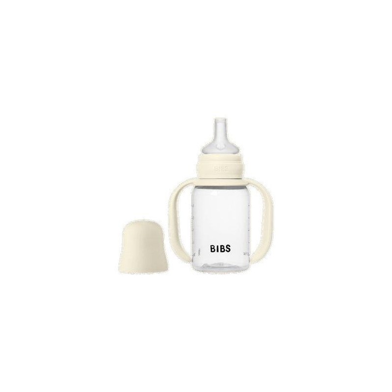 Biberon bébé - BIBS Tasse apprentissage - Embout rond - Silicone - 1