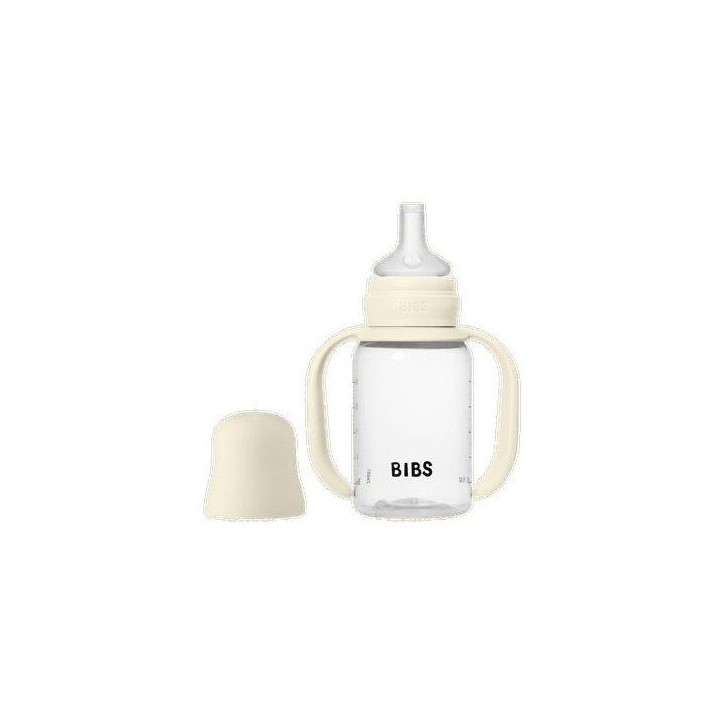 Biberon bébé - BIBS Tasse apprentissage - Embout rond - Silicone - 150 ml - Ivory Biberon bébé - BIBS Tasse apprentissage - Embout rond - Silicone - 150 ml - Ivory