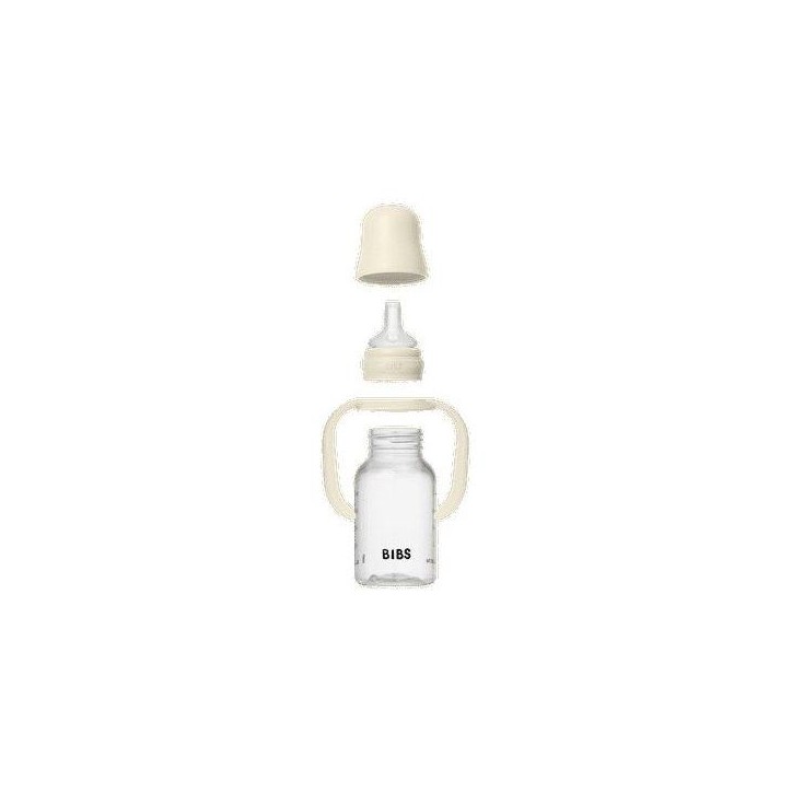 Biberon bébé - BIBS Tasse apprentissage - Embout rond - Silicone - 150 ml - Ivory Biberon bébé - BIBS Tasse apprentissage - Embout rond - Silicone - 150 ml - Ivory