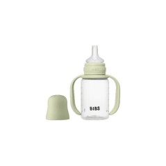 Biberon bébé - BIBS Tasse apprentissage - Embout rond - Silicone - 1