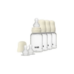 Biberon bébé - BIBS - Embout rond - Silicone - 150 ml - Débit lent