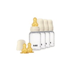 Biberon bébé - BIBS - Embout rond - Caoutchouc naturel - 150 ml - D