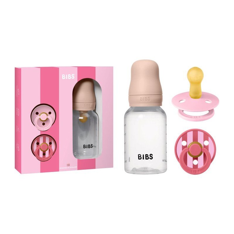 Coffret cadeau bébé - BIBS Baby Sprinkle - Embout rond - T1 - Blush