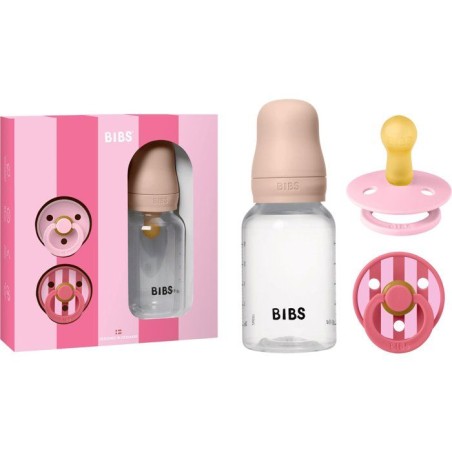 Coffret cadeau bébé - BIBS Baby Sprinkle - Embout rond - T1 - Blush