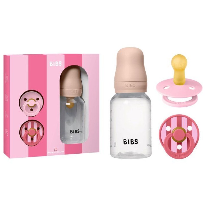 Coffret cadeau bébé - BIBS Baby Sprinkle - Embout rond - T1 - Blush