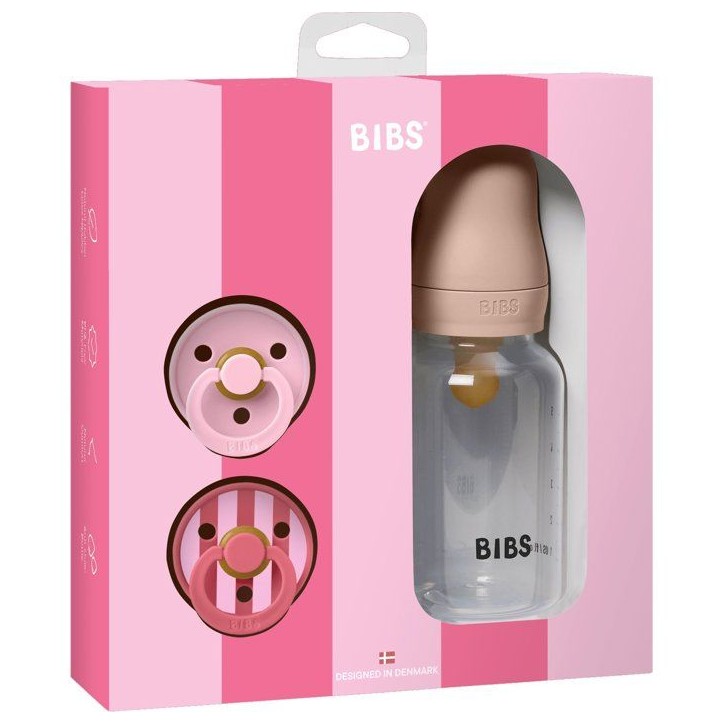 Coffret cadeau bébé - BIBS Baby Sprinkle - Embout rond - T1 - Blush